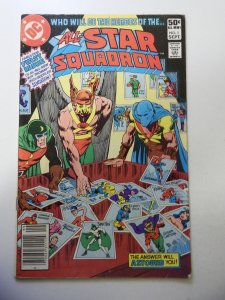 All-Star Squadron #1 VG+ Condition moisture stain fc