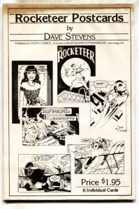 Rocketeer Ad banner and Post Card Set #2 1984-RARE-DAVE STEVENS