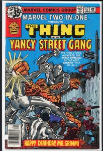 Marvel Two-in-One #47 (1979) Yancy Street Gang