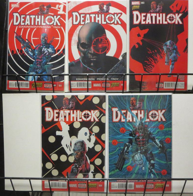 Deathlok (Marvel v5 2014) #1-4, 6 Cyborg Assassin Mercenary Father