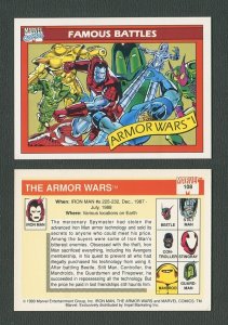 1990 Marvel Comics Card  #108 (Armor Wars)  NM