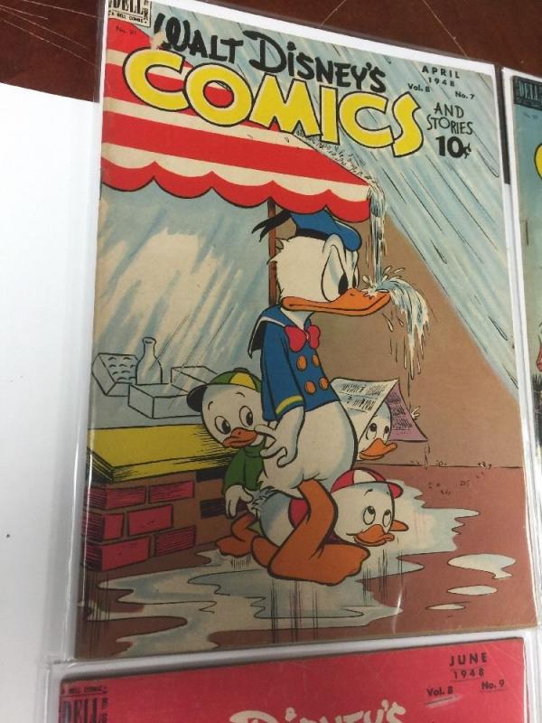 Walt Disney's Comics And Stories 91 (5.0) 92 (4.5) 93 (3.5) 94 (4.0)