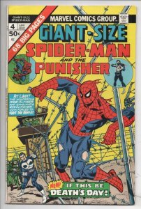 GIANT-Size SPIDER-MAN #4, NM-, 3rd Punisher, 1975, Andru, Moses Magnum