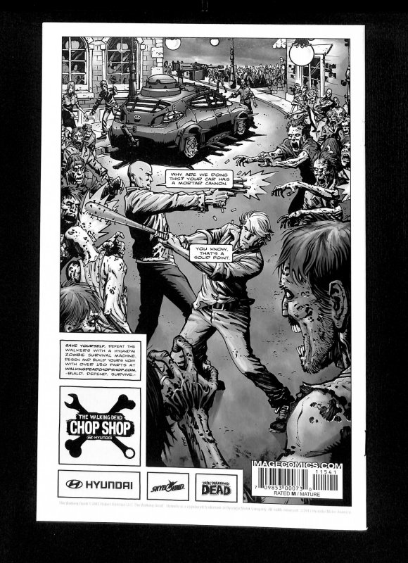 Walking Dead #115 Kirkman  Variant All Out War