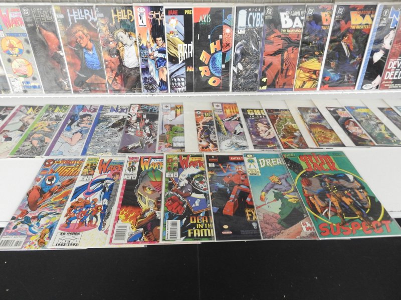 Huge Lot of 140+ Comics W/Silver Surfer, Batman, Hellblazer! Avg. VF- Condition!