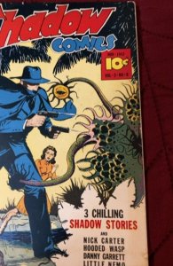 Shadow Comics #20 (1942) 3 chilling shadow stories fn cond