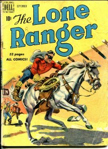 Lone Ranger #27 1950-Dell-Tonto Silver-early red shirt issue-VG-