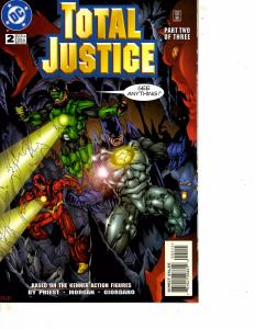 Lot Of 3 Total Justice DC Comic Books #1 2 3 Batman Superman ON13