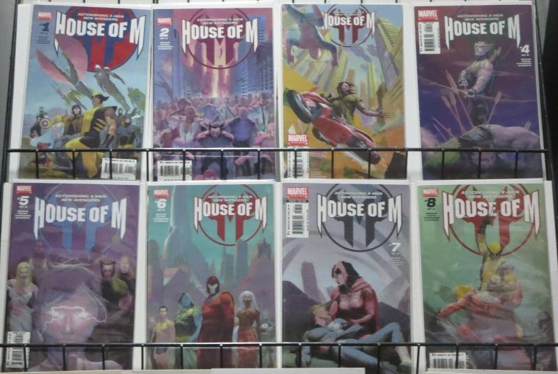 HOUSE OF M (Marvel, 2005) #1-8 COMPLETE! FINE/+ Benis, Coipel, Townsend