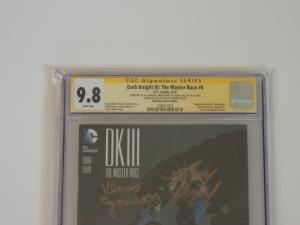 Dark Knight III: Master Race #4 CGC SS 9.8; Midtown Comics Ed.!! 4 x signed!!!