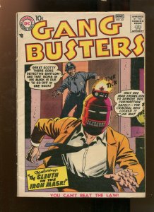 GANG BUSTERS #62 (4.5) THE SLEUTH IN THE IRON MASK!