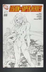 Legion of Super-Heroes #1 Second Print Cover (2010)