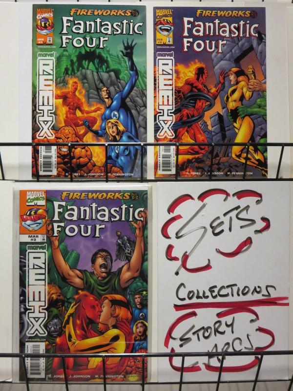 FANTASTIC FOUR FIREWORKS (1999) 1-3 Crystal/Johnny Remi