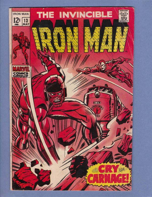 Iron Man #13 VG 1st Appearance Controller Marvel 1969