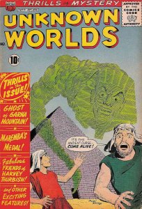 Unknown Worlds #11 VG ; ACG | low grade comic October 1961 Pyramid Cover
