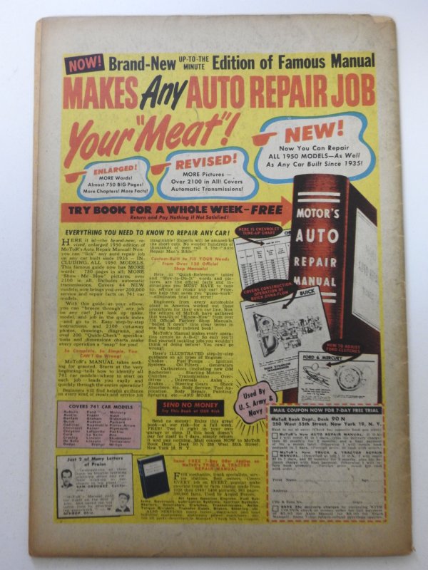 Operation: Peril #2 (1950) VHTF Comic! Sharp Solid VG Condition!