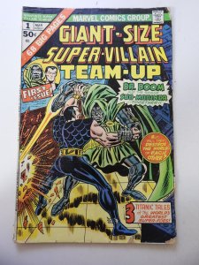 Giant-Size Super-Villain Team-Up #1 (1975) VG Condition