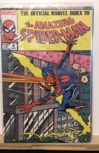 The Official Marvel Index to the Amazing Spider-Man #6 (1985)