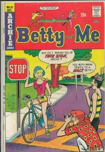 Betty and Me #61 ORIGINAL Vintage 1974 Archie Comics GGA