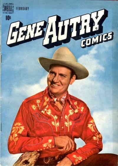 Gene Autry Comics #24 FAIR ; Dell | low grade comic February 1949 Photo Cover We