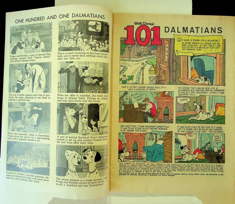 Four Color #1183 101 Dalmatians (1961, Dell) - Very Fine