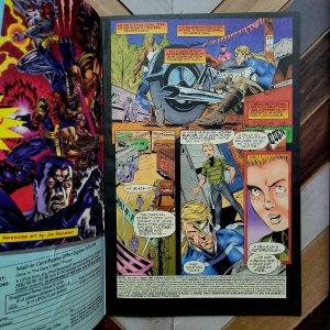 BLAZE #1 VF+ (Marvel 1994) GHOST RIDER / Midnight Sons / Embossed Foil Cover