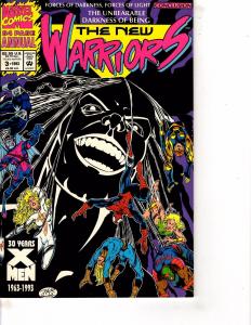 Lot Of 2 Comic Books Marvel New Warriors #2 and #3 Ironman Thor    ON10