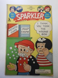 Sparkler Comics #89 (1949) VG+ Condition ink fc