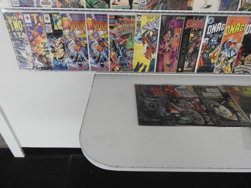 Huge Lot 130+ Comics W/ Marvel Fanfare, Boris Karloff+MORE Avg VF- Condition!