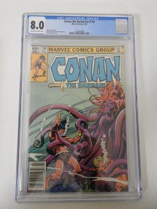 Conan the Barbarian #136 Newsstand Edition (1982) CGC 8.0!