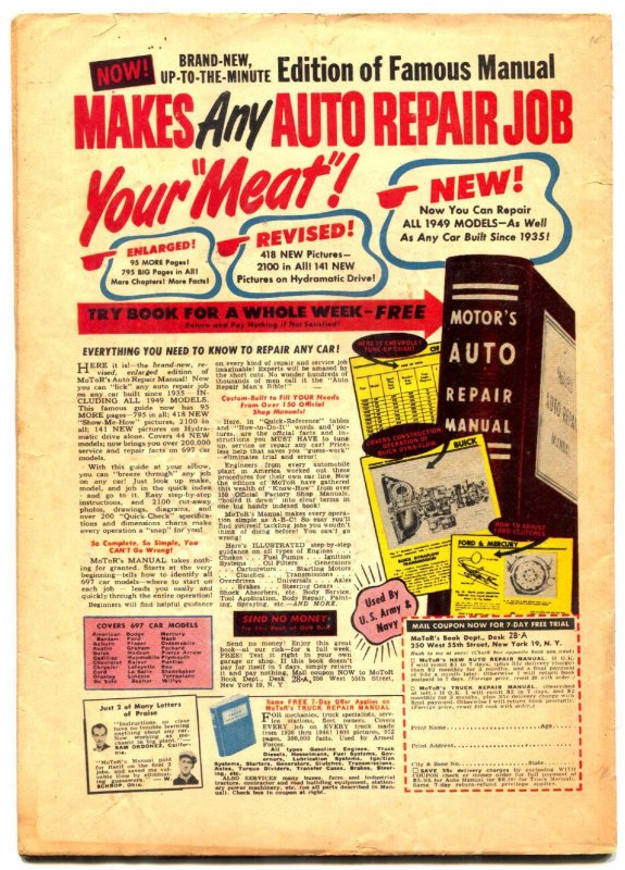 Crack Western #64  1950 - Quality  -G - Comic Book