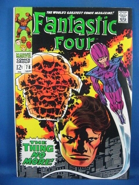 Fantastic Four #78 (Sep 1968, Marvel) F VF 