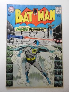 Batman #166 (1964) GD/VG Condition moisture damage, rust on top staple
