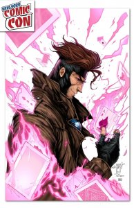 TRIBUTE: STAN LEE: GAMBIT #1 NYCC 2025 WHITE VARNISH EMBOSSED VIRGIN COVER W/COA
