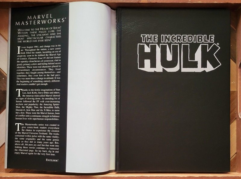 Marvel Masterworks INCREDIBLE HULK Vol.1 2003 Hardcover First Print Collects 1-6
