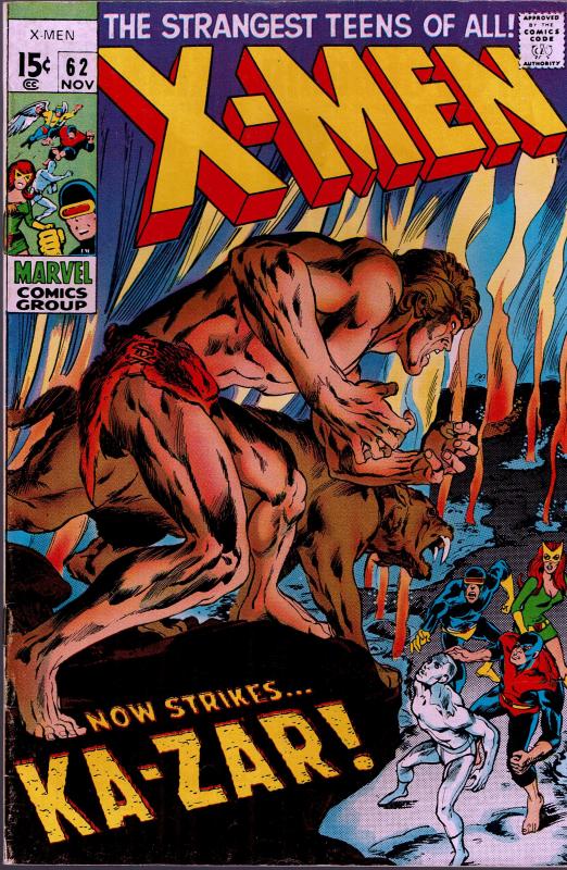 X-Men #62 - Signed by Neal Adams - 5.0 or Better