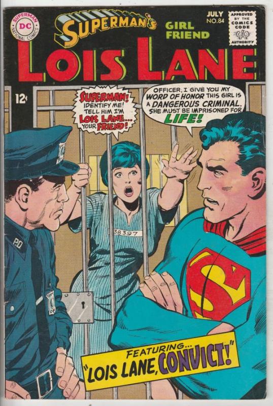 Superman's Girlfriend Lois Lane #84 (Jul-68) VF+ High-Grade Superman, Lois Lane