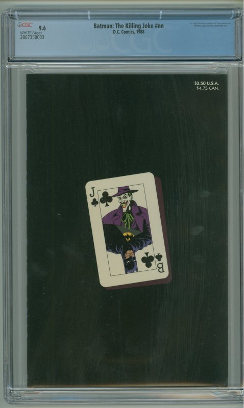 Batman: The Killing Joke (1988) CGC 9.6! 1st Print!