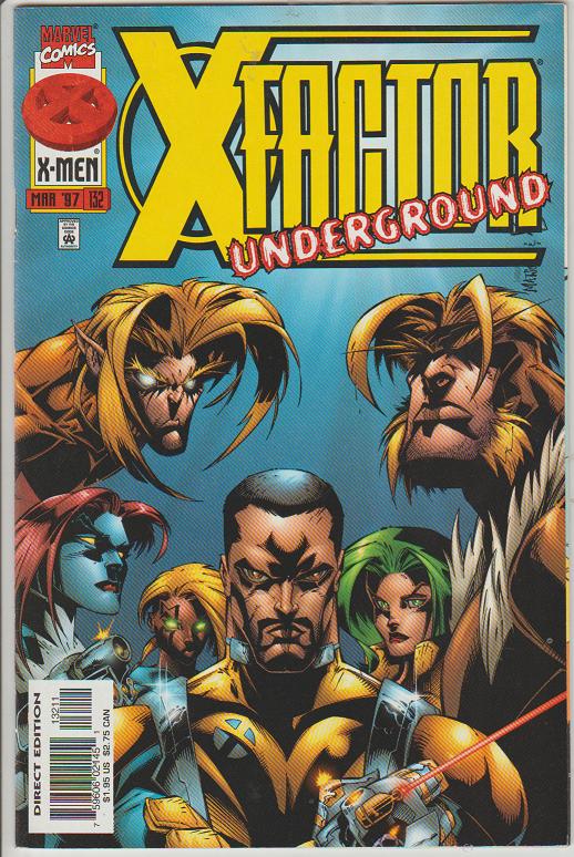 X-FACTOR UNDERGROUND #132, X-MEN, MAR '97, MARVEL COMICS, BAGGED & BOARDED