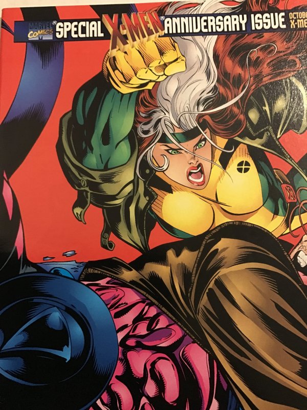 X-Men #45 : Marvel 10/95 VF/NM; Newsstand Variant, Anniversary, Rogue