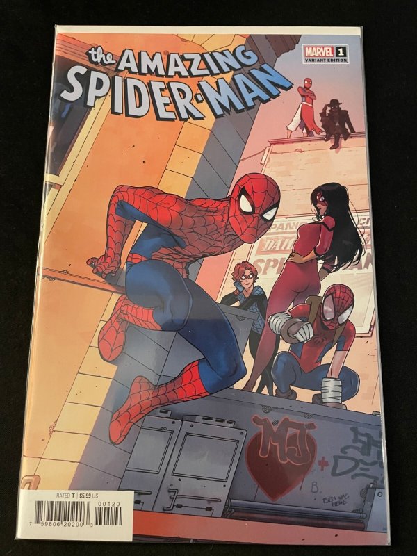THE AMAZING SPIDER-MAN #1 Five Cover Versions, VFNM Condition