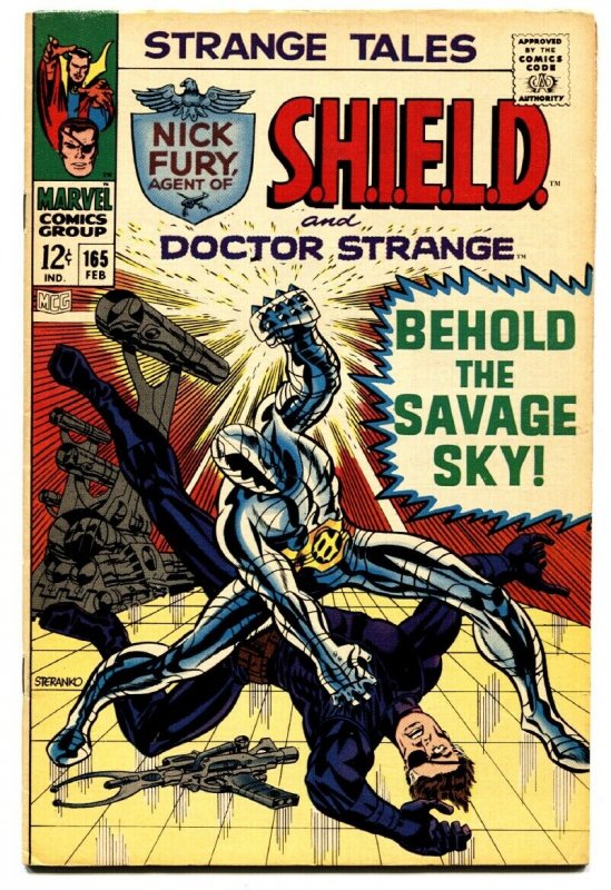 STRANGE TALES #165-comic book-DOCTOR STRANGE/NICK FURY-STERANKO