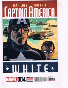 Lot Of 3 Captain America White Marvel Comic Books # 1 3 4 Tim Sale Jeph Loeb J64