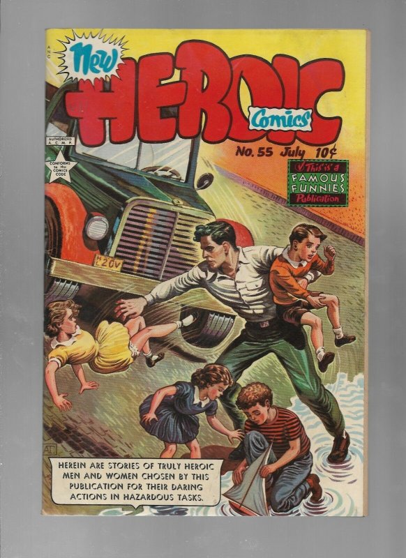HEROIC COMICS #55 - TOTH ART! - (4.0) 1949
