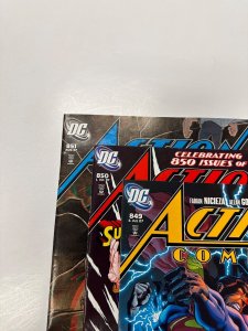 3 Action Comics DC Comic Book # 849 850 851 Superman Batman 77 CT5