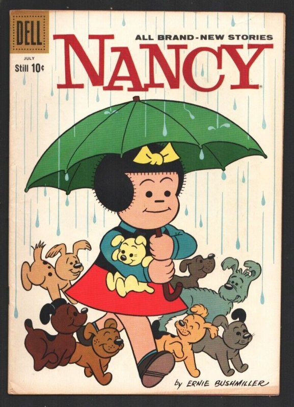 Nancy #168 1959-Dell-Nancy & Sluggo-Peanuts  in this issue-Charles Schulz-VF