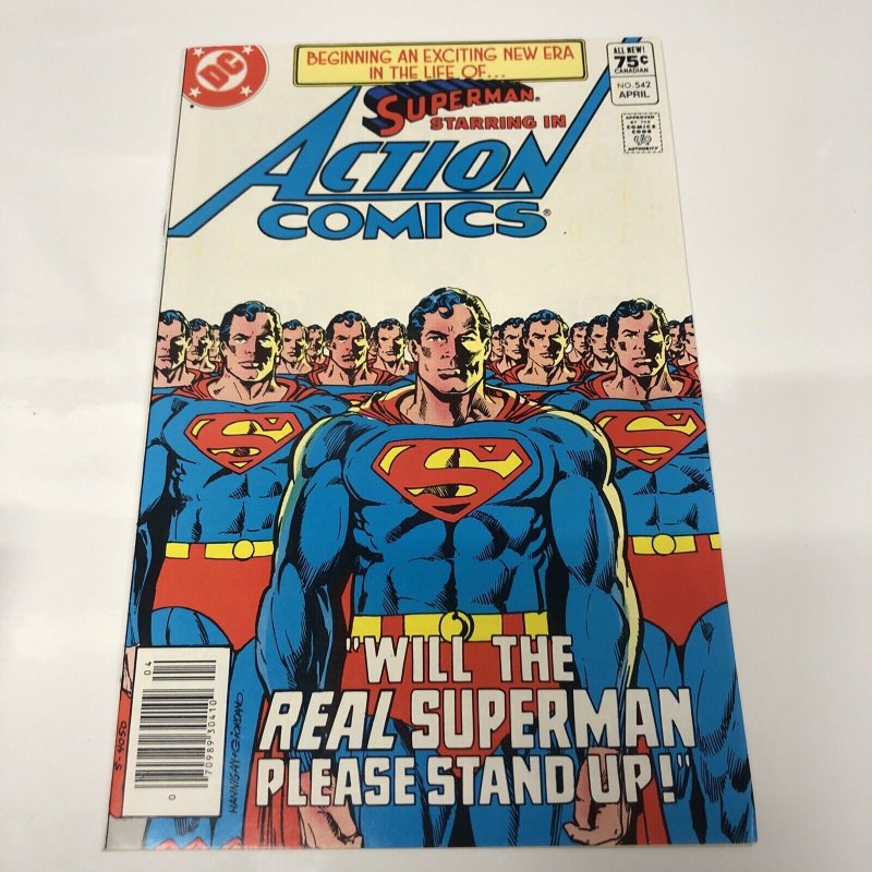 Action Comics (1983) # 542 (NM) Canadian Price Variant • CPV • Marv Wolfman