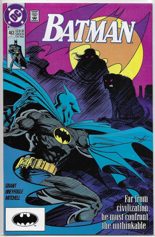 Batman   vol. 1   #463 FN (Spirit of the Beast 2) Grant/Breyfogle