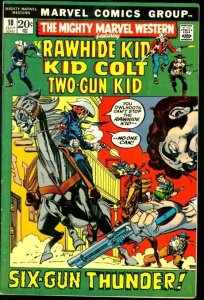 MIGHTY MARVEL WESTERN #18-RAWHIDE KID/KID COLT FN/VF