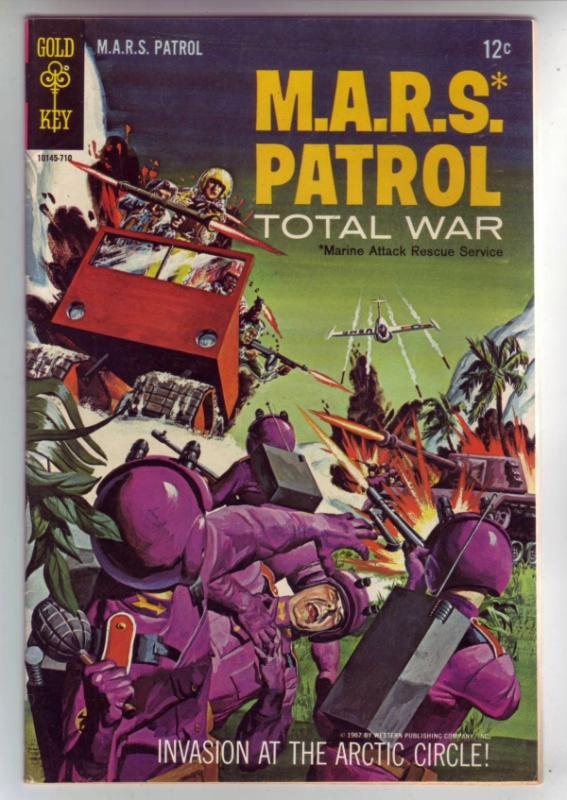 M.A.R.S. Patrol Total War #4 (Dec-66) VF- High-Grade M.A.R.S. (Sgt. Joe Strik...